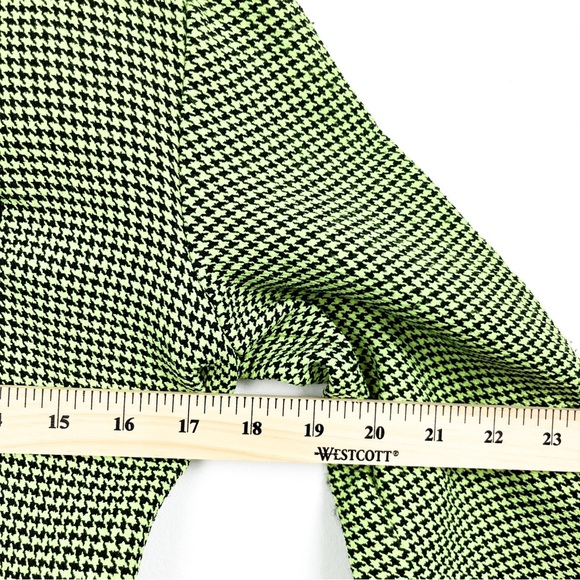 Zara Green and Black Checkered Crop Top - Picture 12 of 13